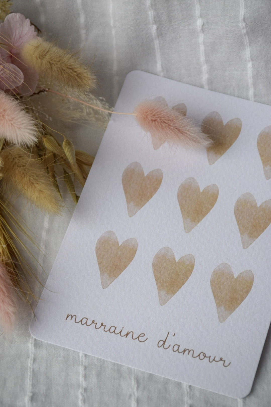 Carte "Marraine d'amour" ♥ Papier Poetic