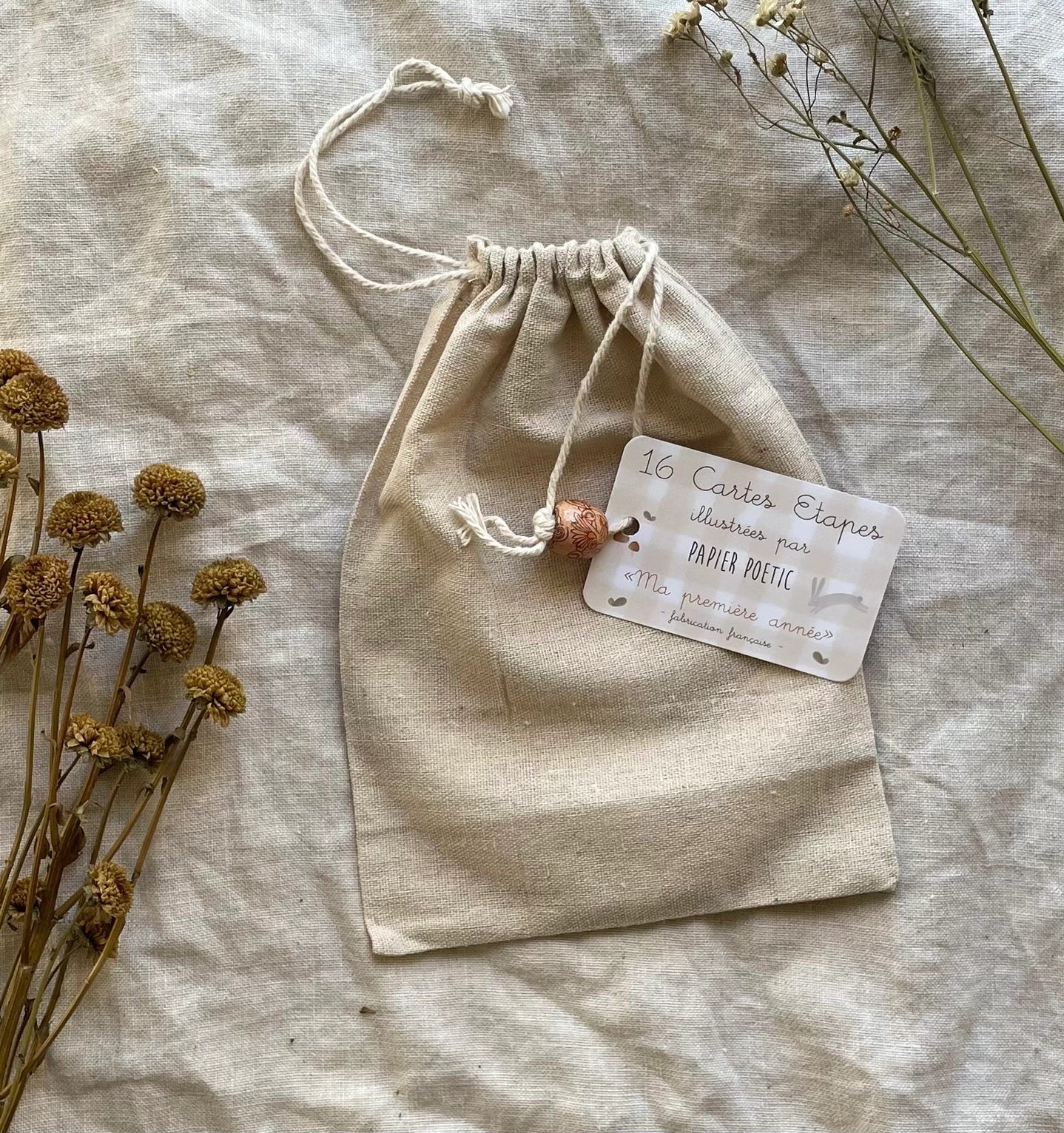 Carte étape "Première année de bébé" ♥ Papier Poetic