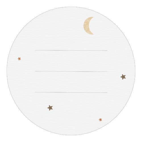 Carte ronde "Bébé arrive" ♥ Cadeau naissance