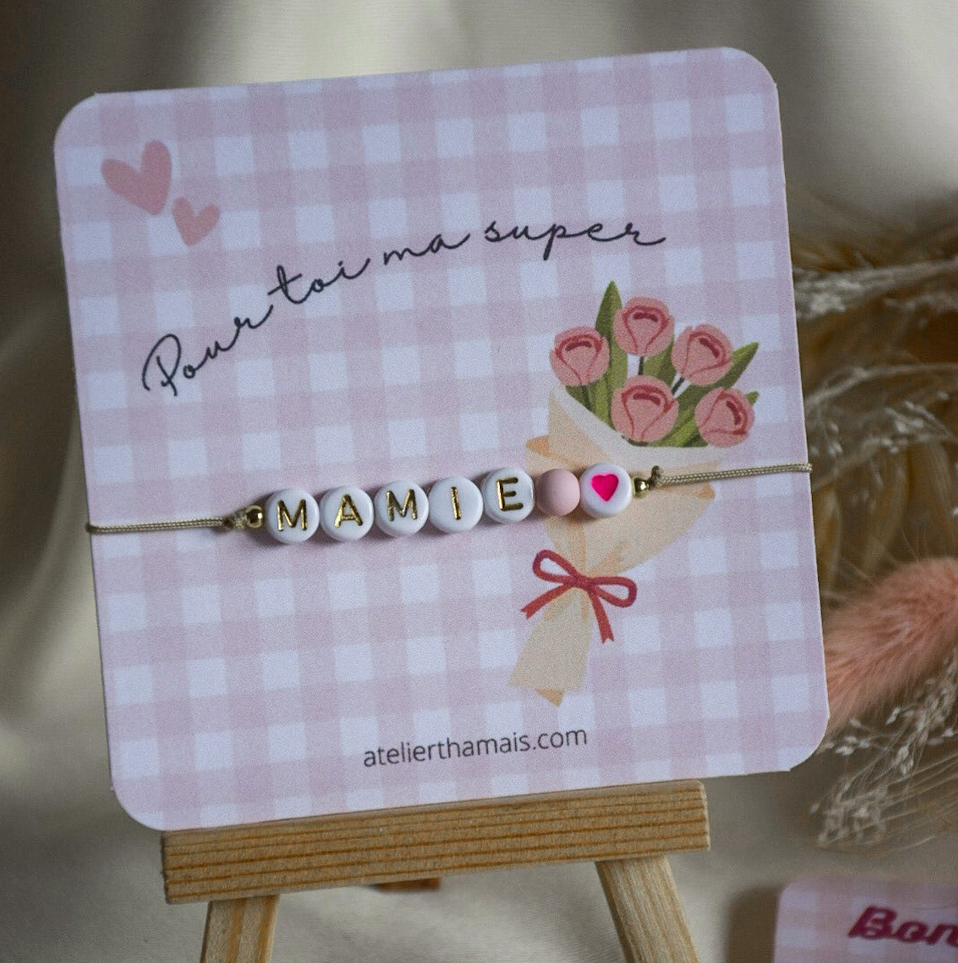 Bracelet fête des Mamies 🌸 Pour toi ma super mamie