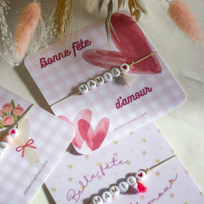 Bracelet fête des Mamies 🌸 Pour toi ma super mamie