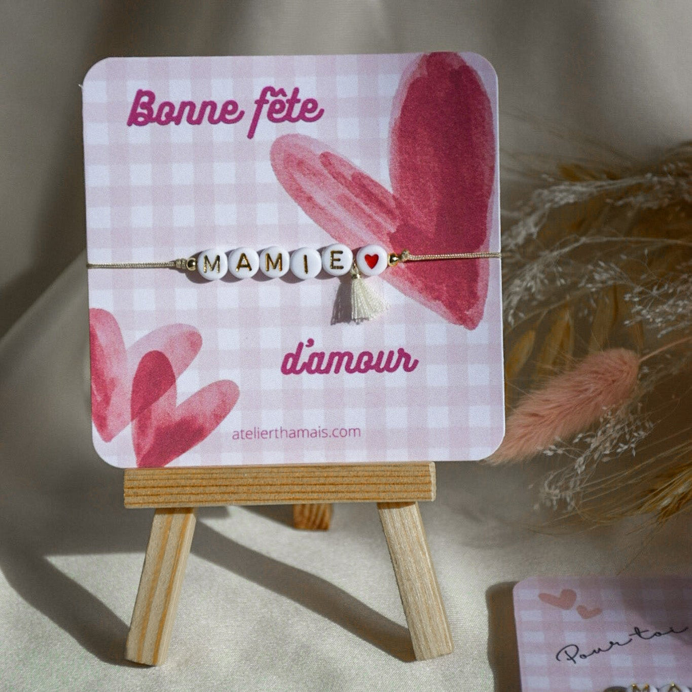 Bracelet fête des Mamies 🩷 Bonne fête Mamie d’amour