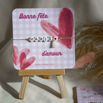 Bracelet fête des Mamies 🩷 Bonne fête Mamie d’amour